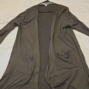 LuLaRoe Military Green Open Front Cardigan